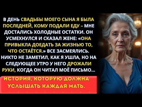 Видео: На свадьбе сына я ела холодные остатки...А потом встала - и все онемели!
