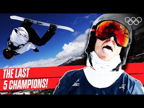 Видео: 🏂 Хафпайп среди мужчин - 5 последних чемпионов! 🥇