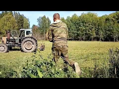 Видео: Польская косилка отдыхает