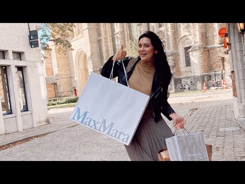 Видео: Шоппинг в Брюгге / пуховик Max Mara