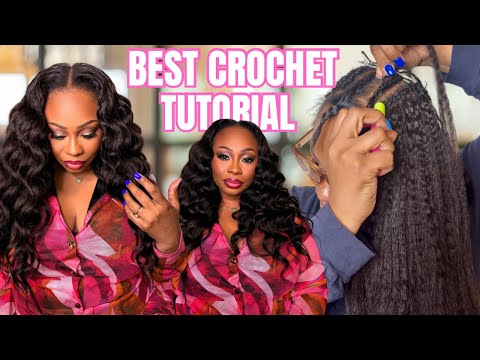 Видео: Лучший урок по вязанию крючком волос | Пошаговая установка, Ft. Ywigs Hair.