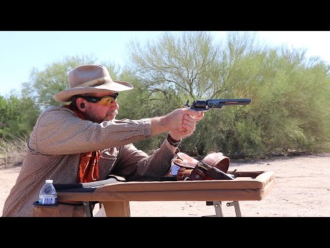 Видео: Сокрушительная мощь Colt Navy 1851 года