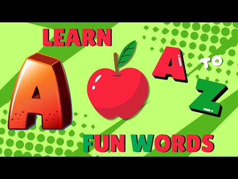 Видео: Песня про алфавит ABC | Фонетическая песня про A как яблоко | Стишки про алфавит ABCD для малышей...