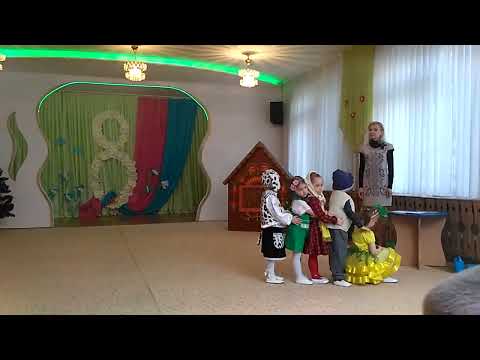 Видео: Видео сказки - инсценировки "Репка" на новый лад в младшей группе.