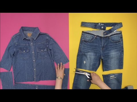 Видео: [DIY] Джинсовая ткань, которую вы не носите, становится предметом роскоши.