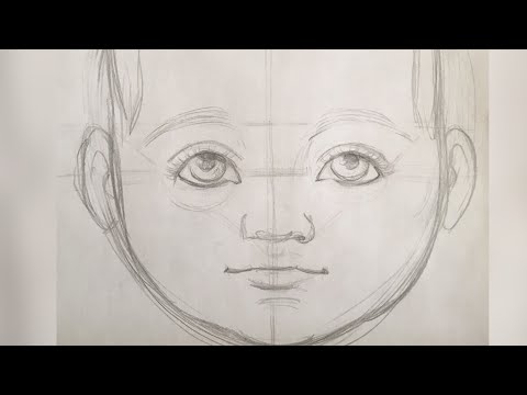 Видео: Пропорции лица ребёнка