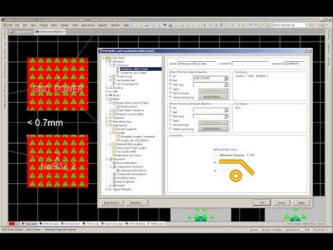 Видео: Altium Designer. Как задать правила проектирования.