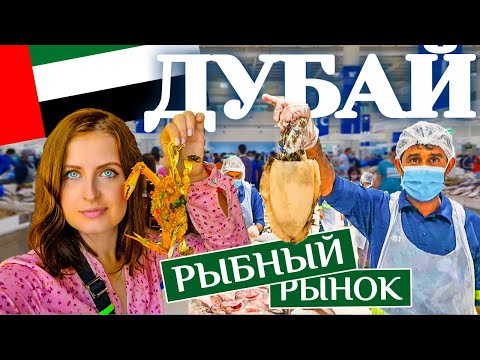 Видео: Рыбный рынок в Дубае. Такого выбора вы еще не видели