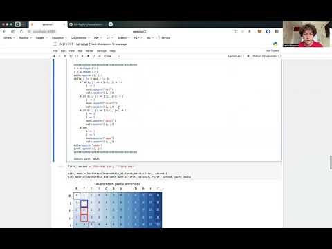 Видео: Обработка аудио 2023. Семинар 2. (Levenstein distance, WER, CER)