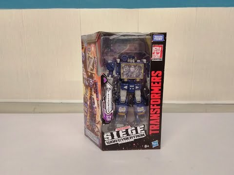 Видео: Обзор трансформера Soundwave - Siege WfC - Voyager Class - Hasbro. Музей Р-ТФ.