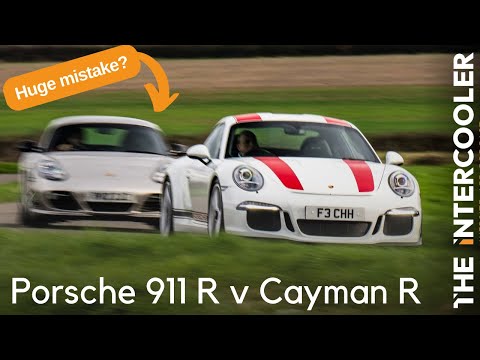 Видео: Королевская семья Porsche! Действительно ли 911 R стоит в ДЕСЯТЬ РАЗ дороже Cayman R?