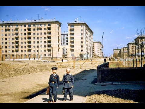 Видео: Ленинский проспект ретро 50-70 х годов. Дом, в котором я живу