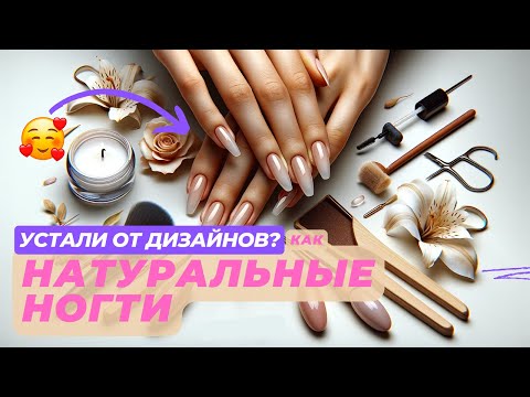 Видео: Мастер класс Создание Идеальных Натуральных Ногтей!