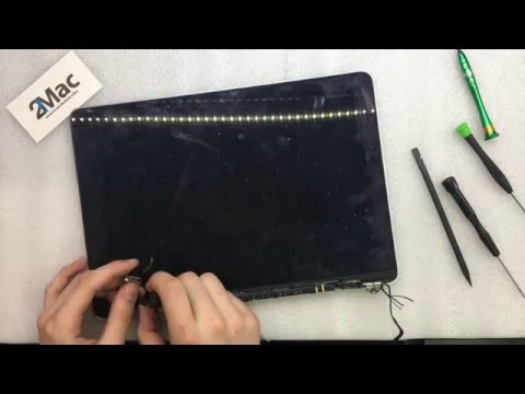 Видео: Замена матрицы на MacBook Pro Retina 13'' A1502 (2013)