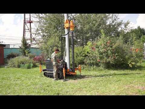 Видео: Установка  свай буровая Корвет-01ВС