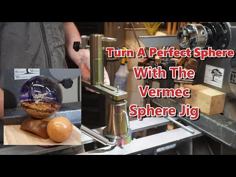 Видео: Гаджеты для токарной обработки дерева: создание идеальной сферы с помощью приспособления Vermec S...