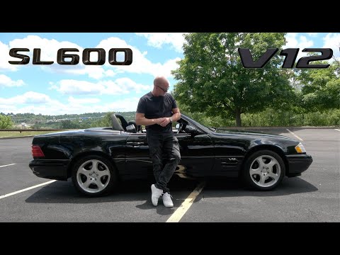 Видео: Когда Mercedes выпускал автомобили с неактуальными двигателями V12 | Обзор SL 600 1999 года