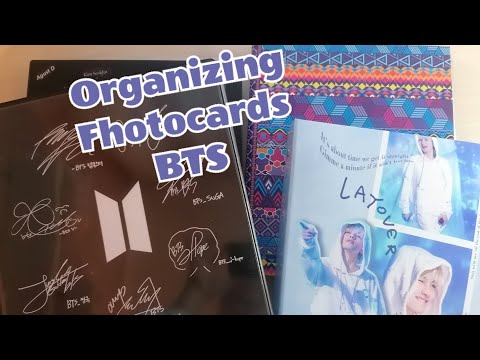 Видео: Organizing Fhotocards BTS | Организация карт BTS по Биндерам | Новый Биндер