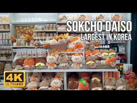 Видео: Самый большой дайсо в Корее. Взгляните на Сокчо Дайсо 4K HDR