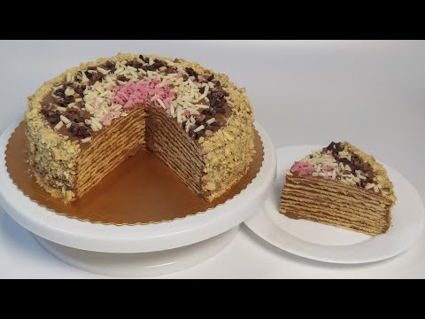 Видео: Домашний тортик Микадо!!!