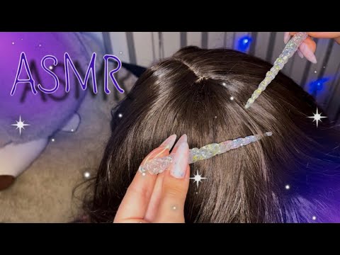 Видео: АСМР МАССАЖ ГОЛОВЫ✨💆🏻‍♀️ расчёсывание волос, осмотр кожи головы | ASMR HEAD MASSAGE