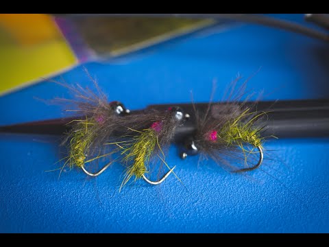 Видео: Мухи, которые ловят рыбу. Вязание нимфы хариуса с ультрафиолетовым излучением.