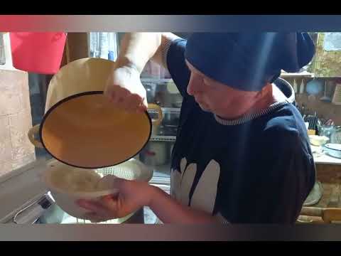 Видео: мацарелла из козьего молочка.
