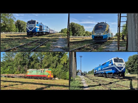 Видео: Движение по станции Унгены