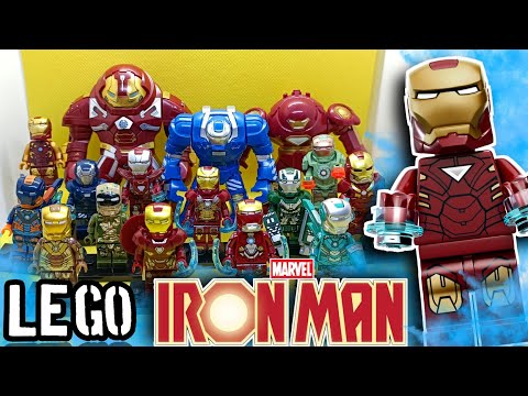Видео: ЛЕГО КОСТЮМЫ ЖЕЛЕЗНОГО ЧЕЛОВЕКА с aliexpress/ lego iron man minifigures