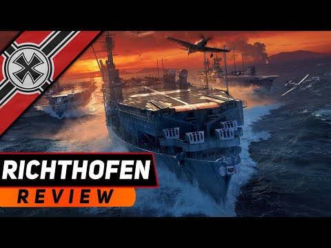 Видео: АВИАНОСЕЦ RICHTHOFEN! ЛИСТАЮ ЛЕНТУ, ВЫБИРАЮ СЕБЕ АВИК ПОКРУЧЕ! WORLD OF WARSHIPS