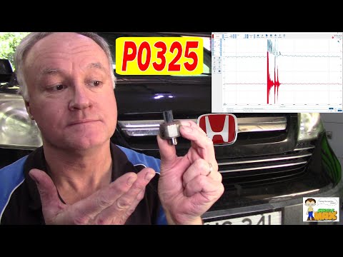 Видео: Датчик детонации Honda CR V P0325
