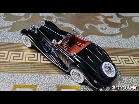 Видео: Mercedes-Benz 500K Roadster. Из моей коллекции. Взгляд с коляски. Влог. Германия. Neu-Ulm. Germany
