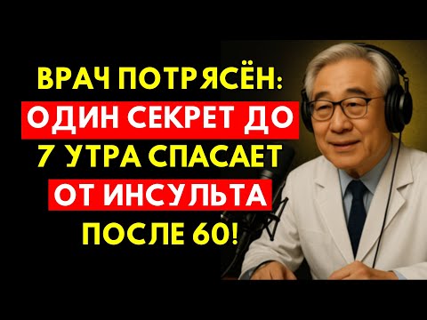 Видео: Как Врач, Я Был Потрясён: Один Секрет До 7 Утра Спасает От Инсульта После 60!