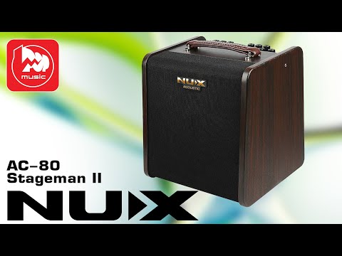 Видео: Комбик для акустической гитары NUX AC-80 Stageman II (лупер, драм-машина и IR)