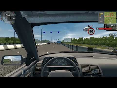 Видео: City Car Driving | опытный |  обычный - минимальный расход топлива | Logitech G29