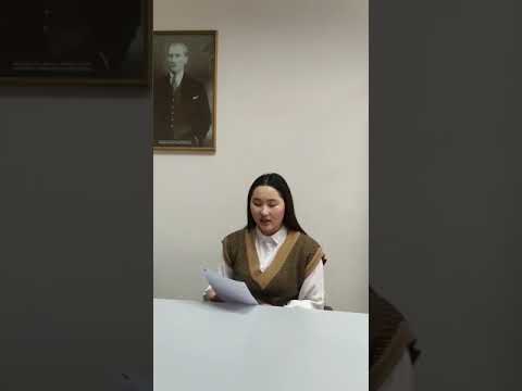 Видео: “Эне тилим – эне сүтүм” аттуу дилбаян жарышында 3-орунга Нурайым Ырысбек кызы