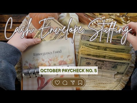 Видео: Наполнение и уплотнение денежных конвертов | $701 | Октябрьский чек № 5 | Как экономить | Научите...