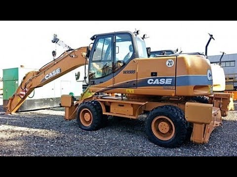 Видео: Экскаватор CASE W185: Гидронасос Rexroth A8VO80\A4VG56