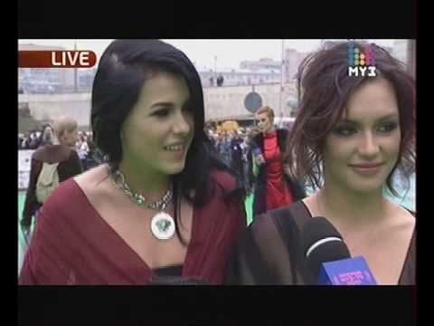 Видео: SEREBRO на ковровой дорожке Премии МУЗ-ТВ 2010