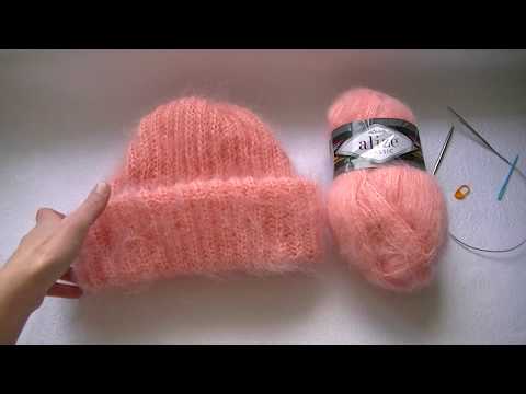 Видео: Вязание шапки английской резинкой.Шапка Такори.