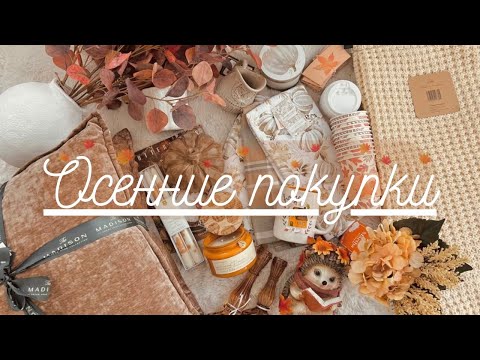 Видео: VLOG I Осенний шоппинг I Осенние покупки для дома, много интересного и уютного