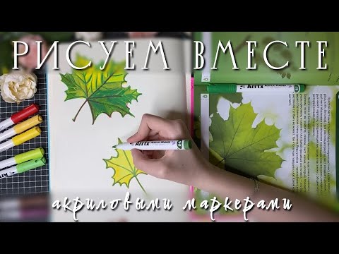 Видео: рисуем вместе: клен