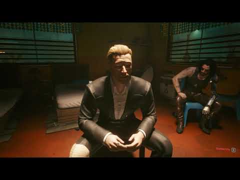 Видео: Диалог с Хельманом о Биочипе / Философия с Джонни / Cyberpunk 2077