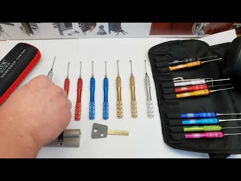 Видео: Удобные клюшки для вскрытия перфо цилиндров-Multlock,Cisa,Abus,Iseo,AGB,Tesa,Securemme,Mauer,Gerda