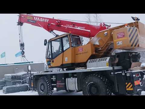 Видео: КРАН SANY SRC 300 C, 30т грузоподъёмность.