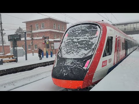 Видео: (D1) Белорусско-Савёловский диаметр. Лобня - Одинцово