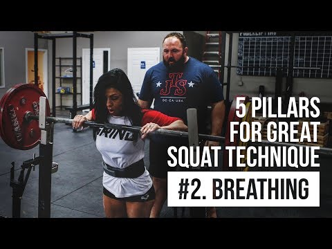 Видео: Приседания, столп №2 | Дыхание и укрепление | JTSstrength.com