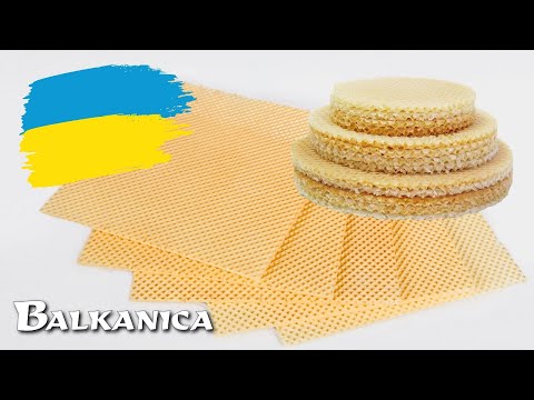 Видео: Вафельні коржі (листи) для тортів, рулетиків, швидких закусок
