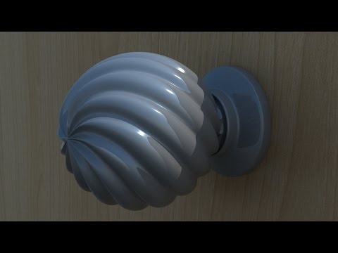 Видео: Моделирование витой дверной ручки в 3ds Max