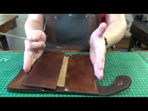 Видео: Большой кошелёк ручной работы с размерами.